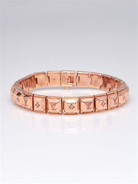 louis vuitton nanogram tennis bracelet|louis vuitton initial bracelet.